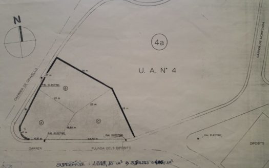 Terreny en venda a La Llacuna